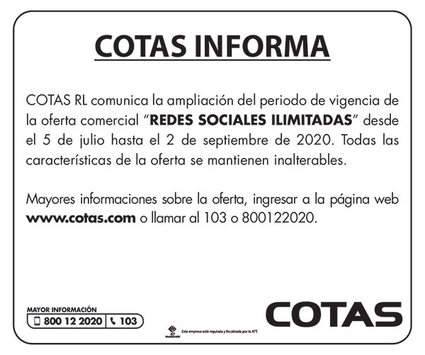 prorroga oferta redes sociales 040720