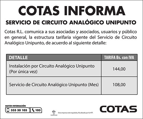 comunicado tarifas ltr 16032021