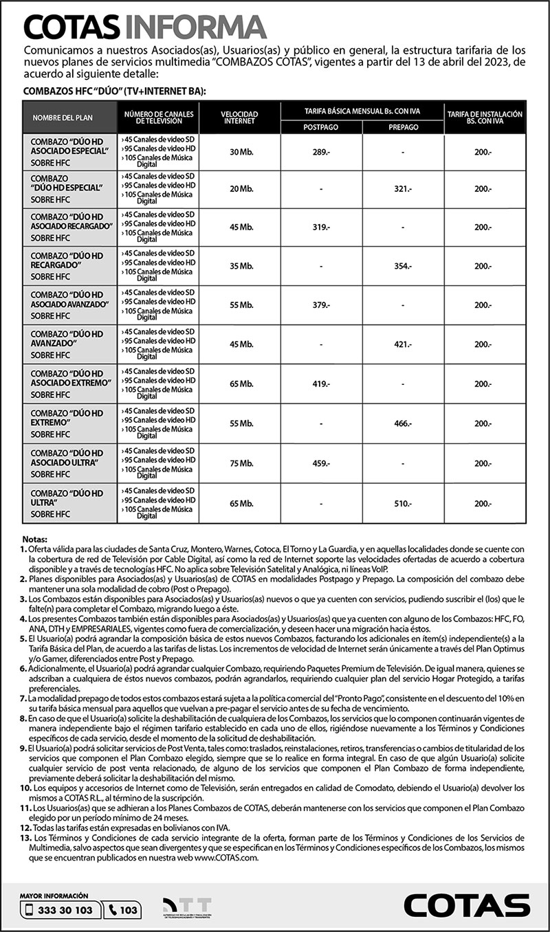 nuevos combazos300622