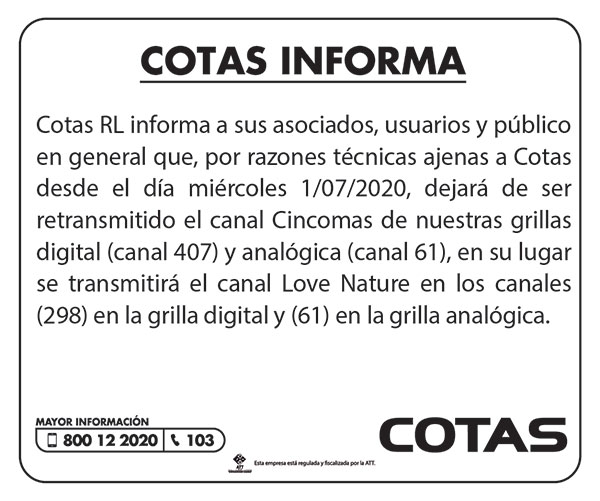 actualizacion de grilla 010720