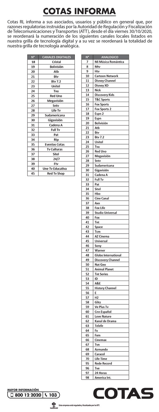 comunicado tv 281020