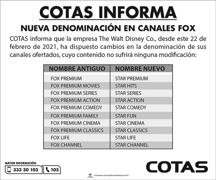 cambio canales fox220221