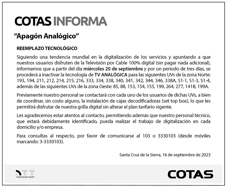 reemplazo de tecnologia