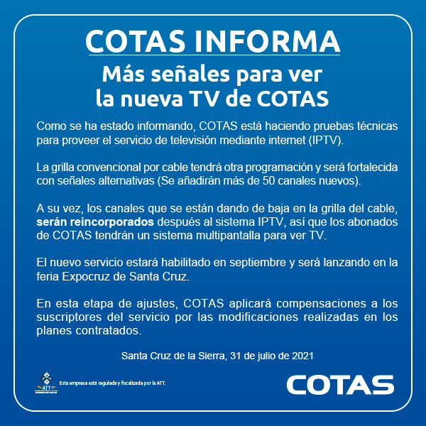 Cotas Informa 300721