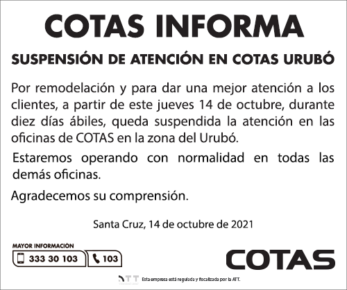 cotas urubo 141021