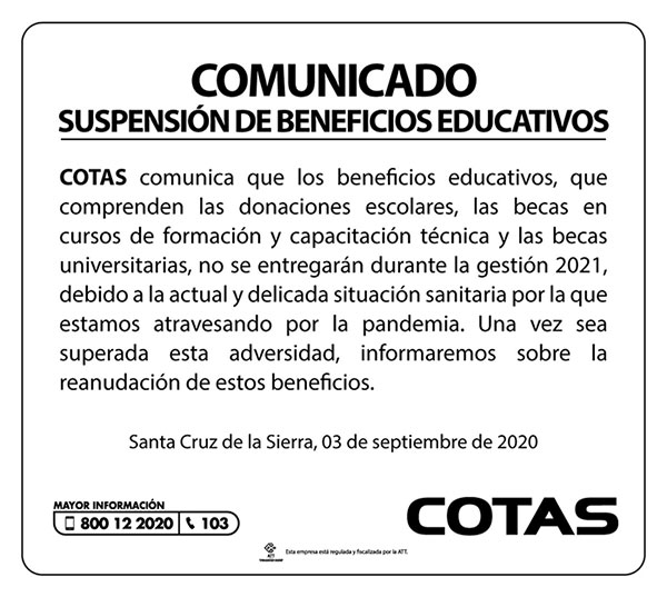 suspension de beneficios030920
